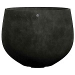 Cosapots OPULO 55 Round Planter D55x45cm Handcrafted Fiberglass - Plastic Pots-Cachepot, Planters & Containers