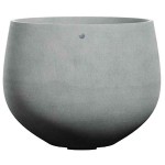 Cosapots OPULO 75 Round Planter D75x65cm Handcrafted Fiberglass - Plastic Pots-Cachepot, Planters & Containers