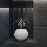 Cosapots ORBO 75 Globe Sphere Planter D75x65cm Handcrafted Fiberglass - Plastic Pots-Cachepot, Planters & Containers