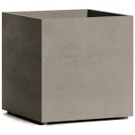 Cosapots REGLITO CUBE 80 Square Planter 80x80x(H)80cm Handcrafted Fiberglass - Plastic Pots-Cachepot, Planters & Containers