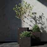 Χειροποίητη Πολυεστερική Γλάστρα REGLITO 80 Cosapots 50x50x(Υ)80cm - Χειροποίητες Πολυεστερικές Γλάστρες-Κασπώ