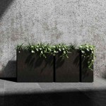 Cosapots REGLO 30 Square Planter 30x30x(H)80cm Handcrafted Fiberglass - Synthetic Pots-Cachepot, Planters & Containers