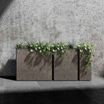 Cosapots REGLO 90 Plastic Handcrafted Planter 90x30x(H)80cm - Synthetic Pots-Cachepot, Planters & Containers
