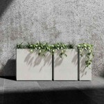 Cosapots REGLO 90 Plastic Handcrafted Planter 90x30x(H)80cm - Synthetic Pots-Cachepot, Planters & Containers