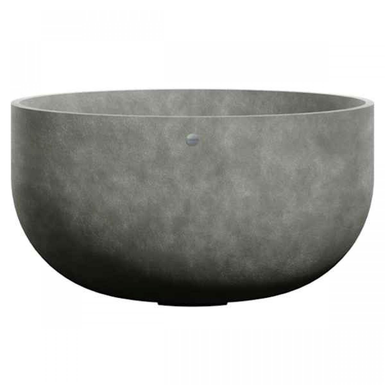Cosapots ROCO 125 Round Planter D125x66cm Handcrafted Fiberglass - Plastic Pots-Cachepot, Planters & Containers