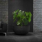 Cosapots ROCO 93 Round Planter D93x49cm Handcrafted Fiberglass - Plastic Pots-Cachepot, Planters & Containers