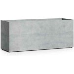 Cosapots SEMPLITO 40 Plastic Handcrafted Rectangular Planter 100x50x(H)40cm - Synthetic Pots-Cachepot, Planters & Containers