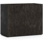 Cosapots SEMPLITO 80 Plastic Handcrafted Rectangular Planter 100x50x(H)80cm - Synthetic Pots-Cachepot, Planters & Containers