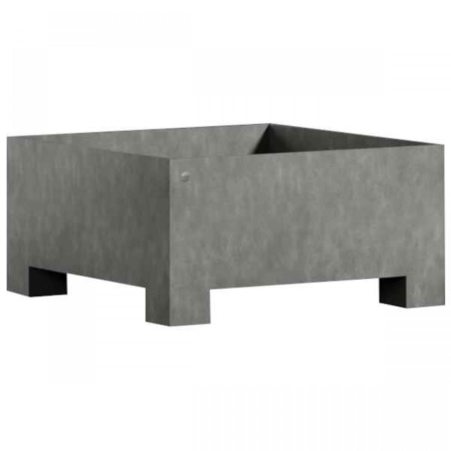 Cosapots SEMPLO FEET 50 Square Planter 100x100x(H)50cm Handcrafted Fiberglass - Plastic Pots-Cachepot, Planters & Containers