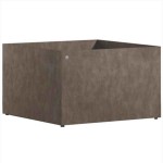 Cosapots SEMPLO GRAND 60 Square Planter 120x120x(H)60cm Handcrafted Fiberglass - Plastic Pots-Cachepot, Planters & Containers