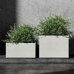 Cosapots SEMPLO MINOR 60 Square Planter 80x80x(H)60cm Handcrafted Fiberglass - Plastic Pots-Cachepot, Planters & Containers