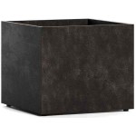 Cosapots SEMPLO 80 Square Planter 100x100x(H)80cm Handcrafted Fiberglass - Plastic Pots-Cachepot, Planters & Containers