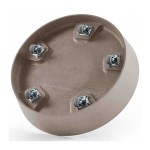Ecopots Saucer Wheels Round 40 Ø34.10cm for Amsterdam 40 Planter Ecopots Saucer Wheels Round 40 Ø34.10cm