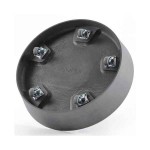 Ecopots Saucer Wheels Round 30 Ø28.7cm for Planter - Heavy Duty Saucers for Pots & Planters