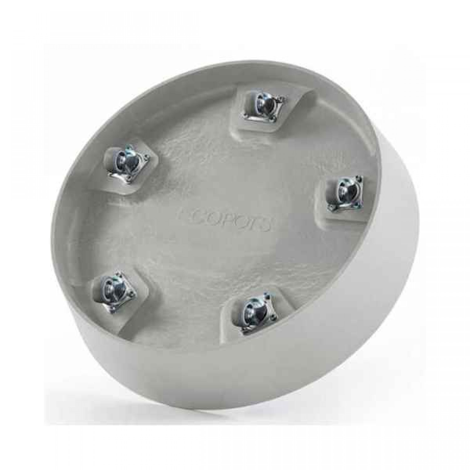 Ecopots Saucer Wheels Round 30 Ø28.7cm for Planter - Heavy Duty Saucers for Pots & Planters