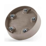 Ecopots Saucer Wheels Round 30 Ø28.7cm for Planter - Heavy Duty Saucers for Pots & Planters