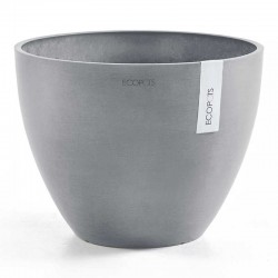 Oval Flower Pot Antwerp Ø40x30cm by Ecopots from Recycled Plastic Oval Pot Antwerp Ø40x30cm Ecopots Synthetic Flower Pots