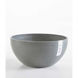 Oval Flower Pot Brussels Ø30x14cm by Ecopots from Recycled Plastic Oval Pot Brussels Ø30x14cm Ecopots Synthetic Flower Pots