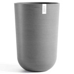 Πλαστική Γλάστρα Oslo High Ø35x51,5εκ. Ecopots Ανακύκλωσης - Ανακυκλωμένες Πλαστικές Γλάστρες & Πούδρα Πέτρας