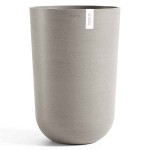 Πλαστική Γλάστρα Oslo High Ø35x51,5εκ. Ecopots Ανακύκλωσης - Ανακυκλωμένες Πλαστικές Γλάστρες & Πούδρα Πέτρας