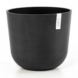 Round Flower Pot Oslo Ø25x21.8cm by Ecopots from Recylced Plastic Oslo Ø25x21.8cm Ecopots Synthetic Flower Pots
