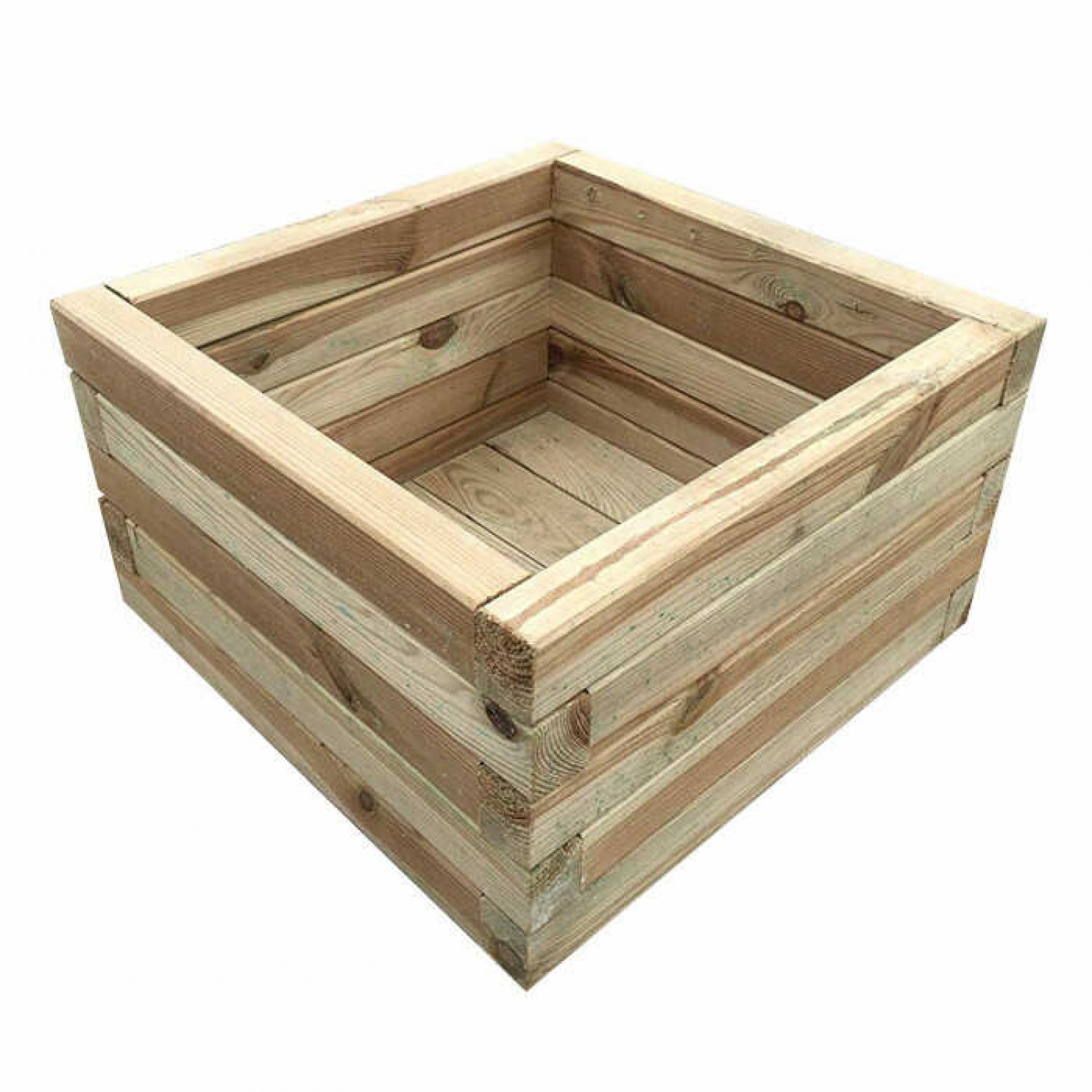 Wooden Square Planter 26(H)x30x30cm Wooden Square Flowerpot 26(H)x30x30cm | kipogeorgiki.gr