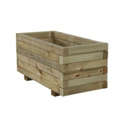 Ζαρντινιέρα Ξύλινη 35(Y) x 40 x 120cm Παραλληλόγραμμη Γλάστρα 