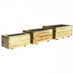 Rectangular Wooden Planters 35(H) x 40 x 80cm Rectangular Wooden Planter 35(H) x 40 x 80cm | Kipogeorgiki