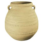 Γλάστρα-Πιθάρι Μπεζ Δ62(29)x62cm Πλαστική MORA Kenzi - Στρογγυλές Πλαστικές Γλάστρες