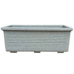 Ζαρντινιέρα Γκρι 80x35x(Υ)32cm Πλαστική ROMAN CLASSIC 9 Kenzi - Πλαστικές Ζαρντινιέρες