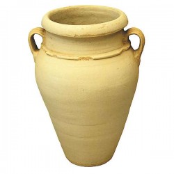 Kenzi NISIA Plastic Oil Jar-Pot Beige D50(28)x70cm Kenzi NISIA Plastic Oil Jar-Pot Beige D50(28)x70cm - Round Plastic Pots