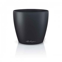 LECHUZA Cachepot DECO 10 Slate Ø11x10cm Plastic Planter - Round Planters-Cachepots