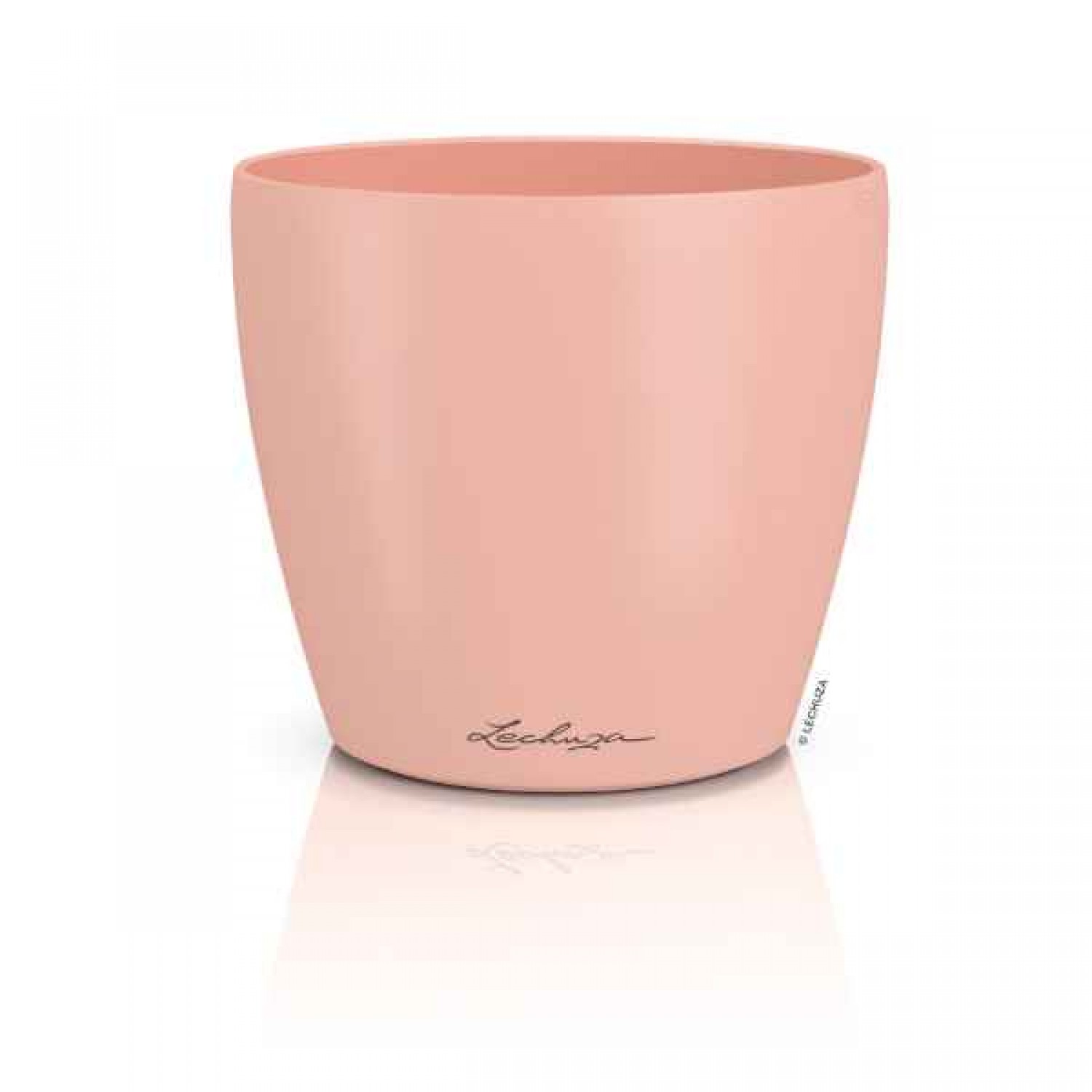 LECHUZA Cachepot DECO 12 Magnolia Ø13x12cm Plastic Planter - Round Planters-Cachepots