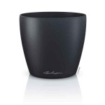 LECHUZA Cachepot DECO 14 Slate Ø15x13.7cm Plastic Planter - Round Planters-Cachepots