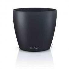 LECHUZA Cachepot DECO 14 Slate Ø15x13.7cm Plastic Planter - Round Planters-Cachepots