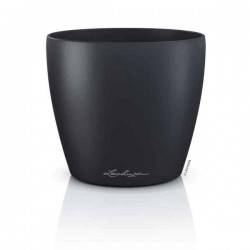 LECHUZA Cachepot DECO 14 Slate Ø15x13.7cm Plastic Planter - Round Planters-Cachepots