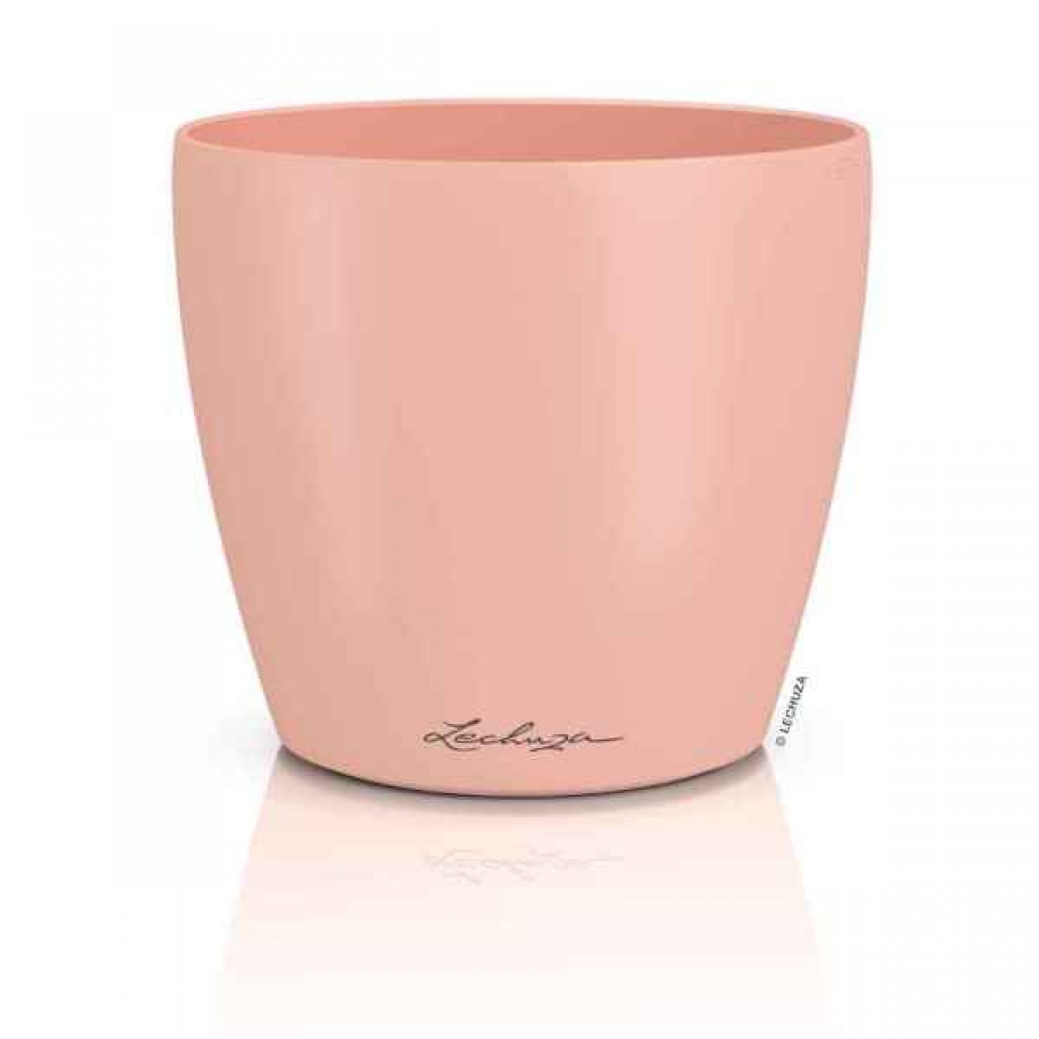 LECHUZA Cachepot DECO 18 Magnolia Ø19x17cm Plastic Planter - Round Planters-Cachepots