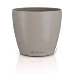 LECHUZA Cachepot DECO 18 Sand Brown Ø19x17cm Plastic Planter - Round Planters-Cachepots