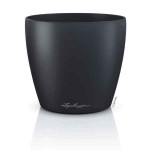 LECHUZA Cachepot DECO 18 Slate Ø19x17cm Plastic Planter - Round Planters-Cachepots