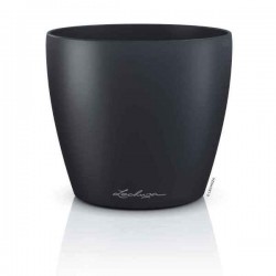 LECHUZA Cachepot DECO 18 Slate Ø19x17cm Plastic Planter - Round Planters-Cachepots