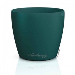 LECHUZA Cachepot DECO 21 Pine Ø22x20.5cm Plastic Planter - Round Planters-Cachepots