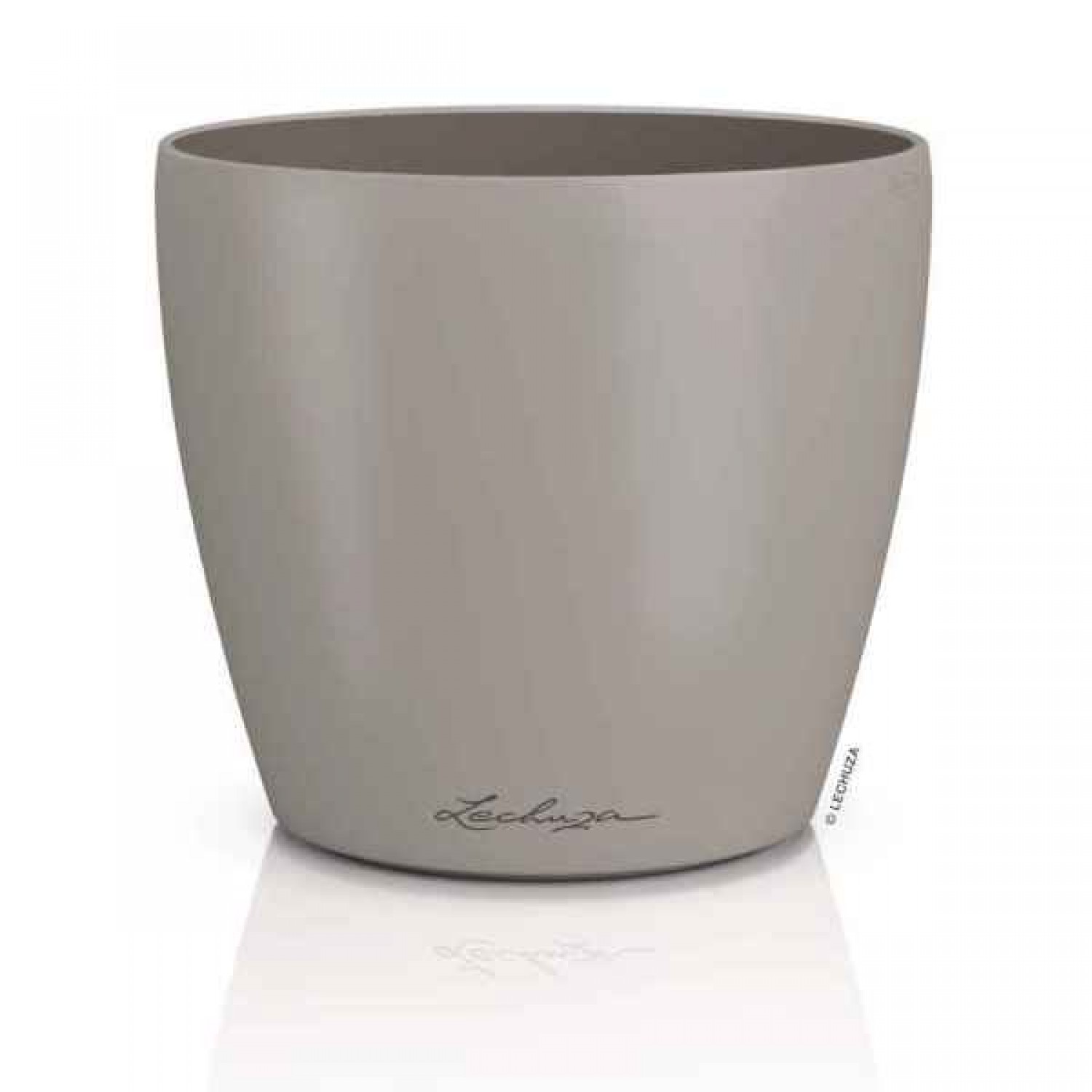 LECHUZA Cachepot DECO 21 Καφέ Άμμου Ø22x20,5cm Πλαστική Γλάστρα-Κασπώ - Στρογγυλές Πλαστικές Γλάστρες Εσωτερικών Χώρων