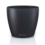 LECHUZA Cachepot DECO 21 Slate Ø22x20.5cm Plastic Planter - Round Planters-Cachepots