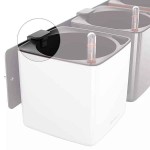 Magnet Strip Holder for CUBE Glossy, CUBE Color-Triple Metal Magnetic Strip Holder for CUBE Glossy, CUBE Color-Triple - Metallic Strips to Attached Planters on Walls