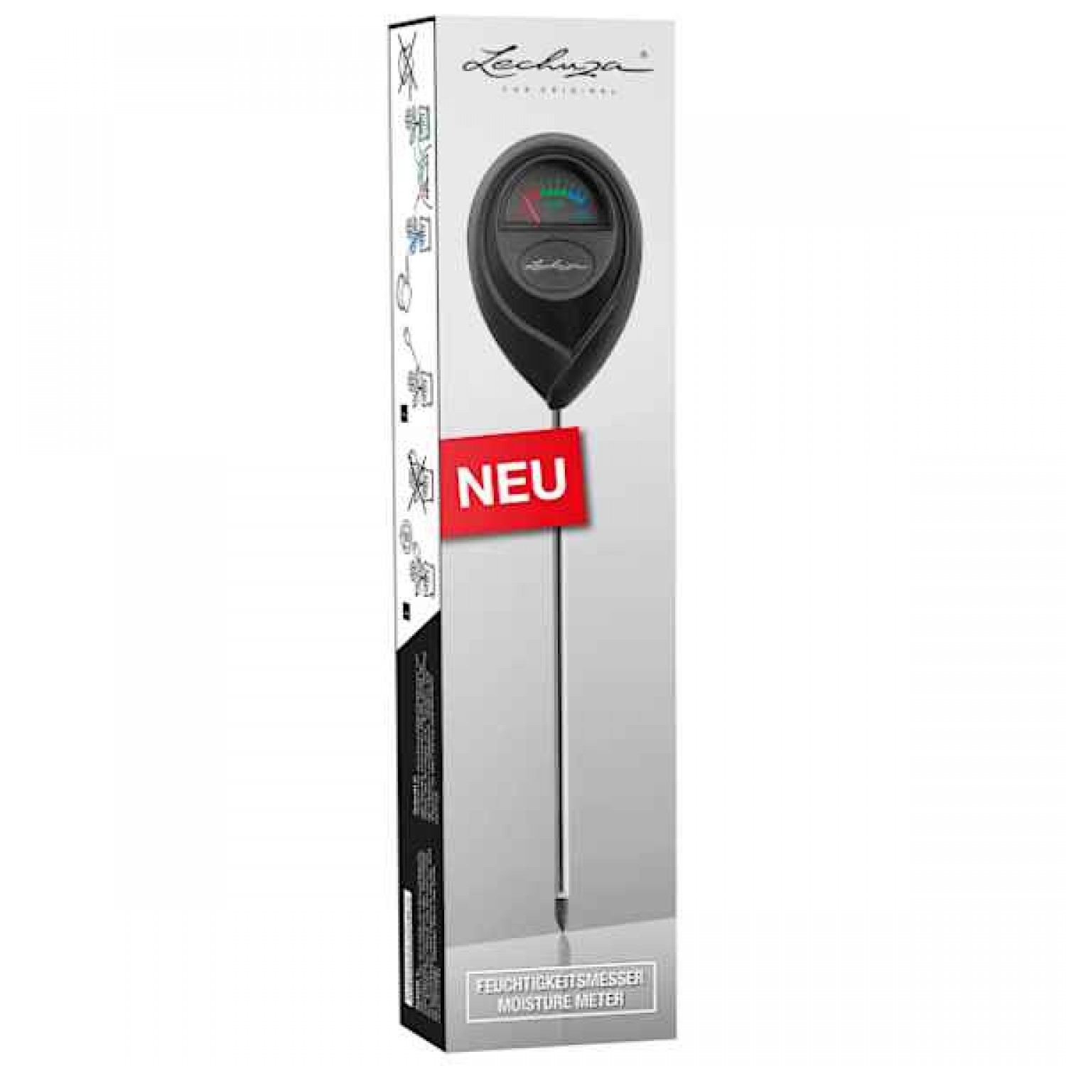 LECHUZA Moisture Meter for Plants-Digital Hygrometer - Digital Soil Moisture Meters for Plants