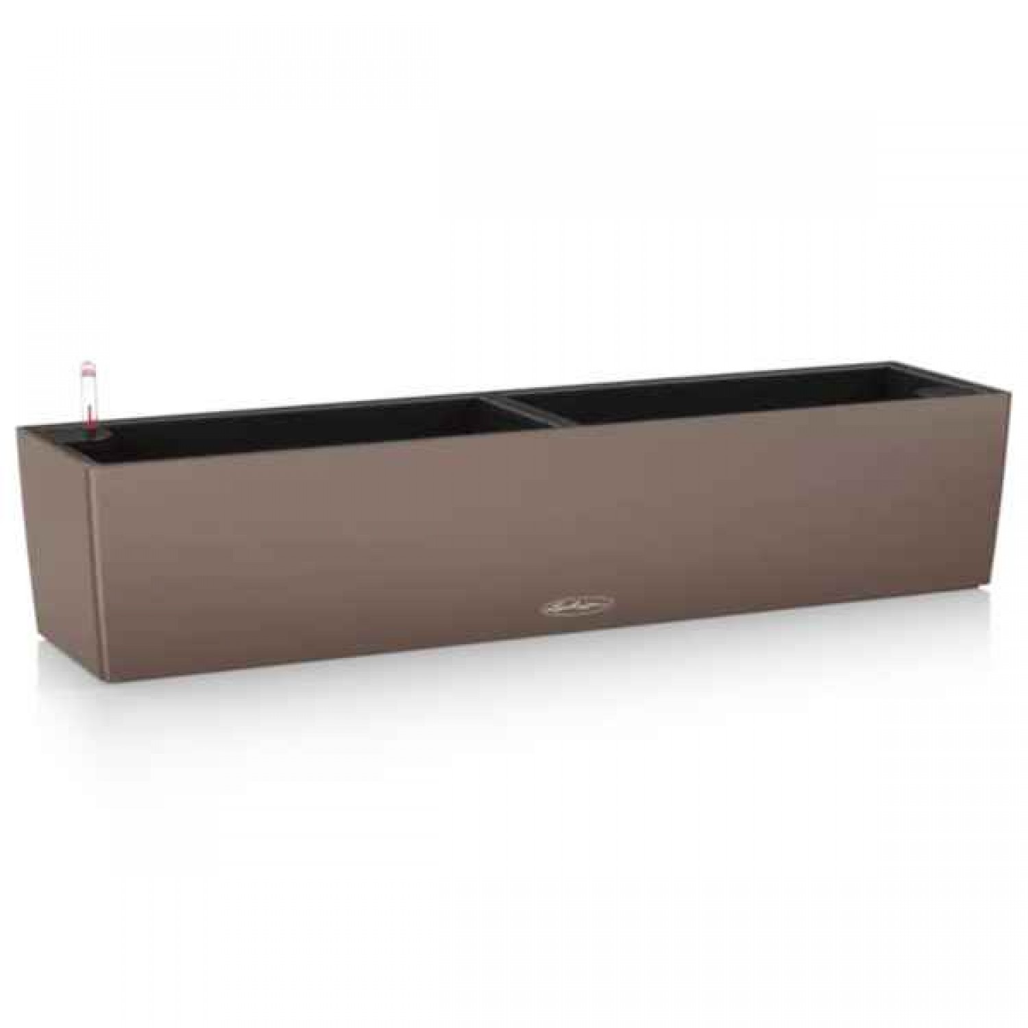 BALCONERA Color 100 Καφέ Κοκκινωπή 100x19x19cm LECHUZA Αυτοποτιζόμενη Ζαρντινιέρα & Κασπώ - Αυτοποτιζόμενες Ζαρντινιέρες 