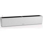BALCONERA Stone 100 White Self-Watering Planter 100x19x19cm LECHUZA - Rectangular Planters & Planter Boxes