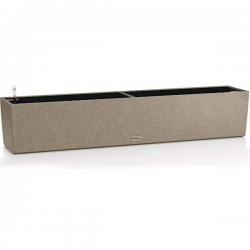 BALCONERA Stone 100 Beige Self-Watering Planter LECHUZA BALCONERA Stone 100 Beige Self-Watering Planter 100x19x19cm LECHUZA - Rectangular Planters & Planter Boxes