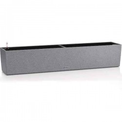BALCONERA Stone 100 Grey Self-Watering Planter LECHUZA BALCONERA Stone 100 Grey Self-Watering Planter 100x19x19cm LECHUZA - Rectangular Planters & Planter Boxes