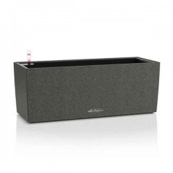 BALCONERA Stone 40 Black Self-Watering Planter LECHUZA BALCONERA Stone 40 Black Self-Watering Planter 40x19x19cm LECHUZA - Rectangular Planters & Planter Boxes